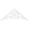 Ekena Millwork Pitch Austin Architectural Grade PVC Gable Pediment, 36"W x 15"H x 1"P (10/12) GPP036X015X100AUS - alternate 2